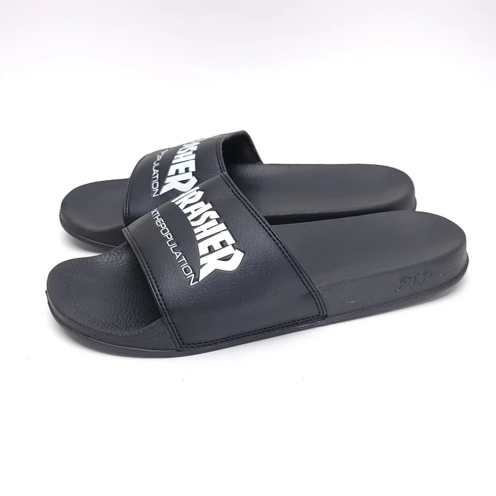 FTP X Thrasher‎ Slides Mens Size 9 Black RARE